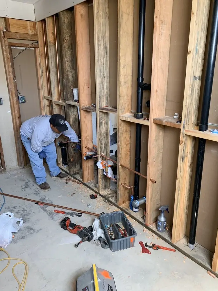 Commercial rough-in plumbing for Water Heater Replacement in Ladson